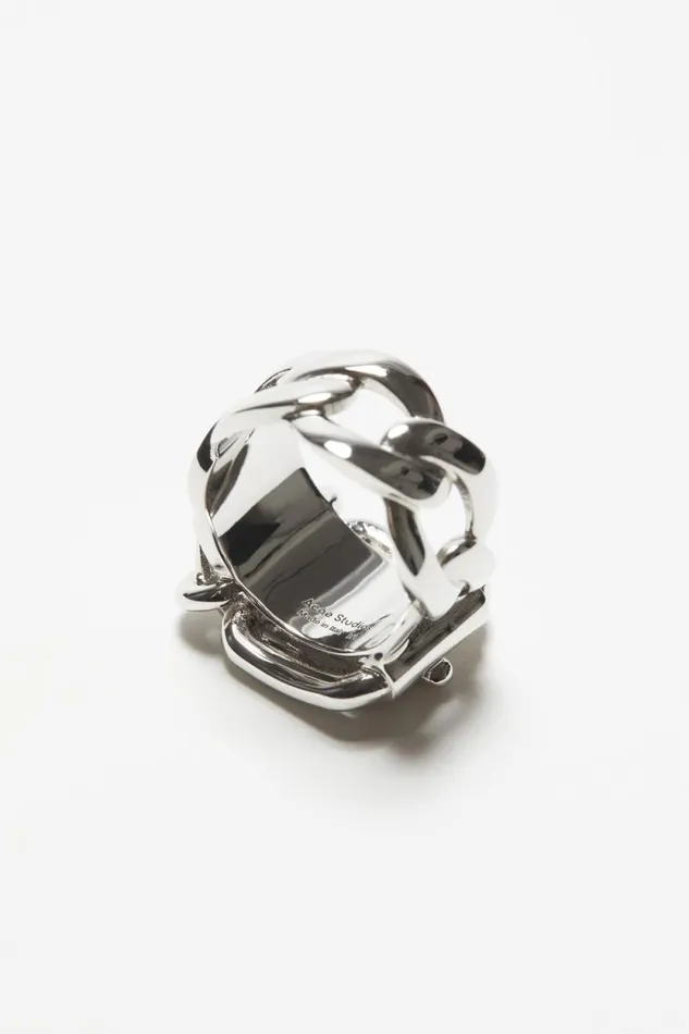 Acne Studios Buckle Ring Silver Men Jewellery Acne Studios Buckle Ring Silver Men Jewellery