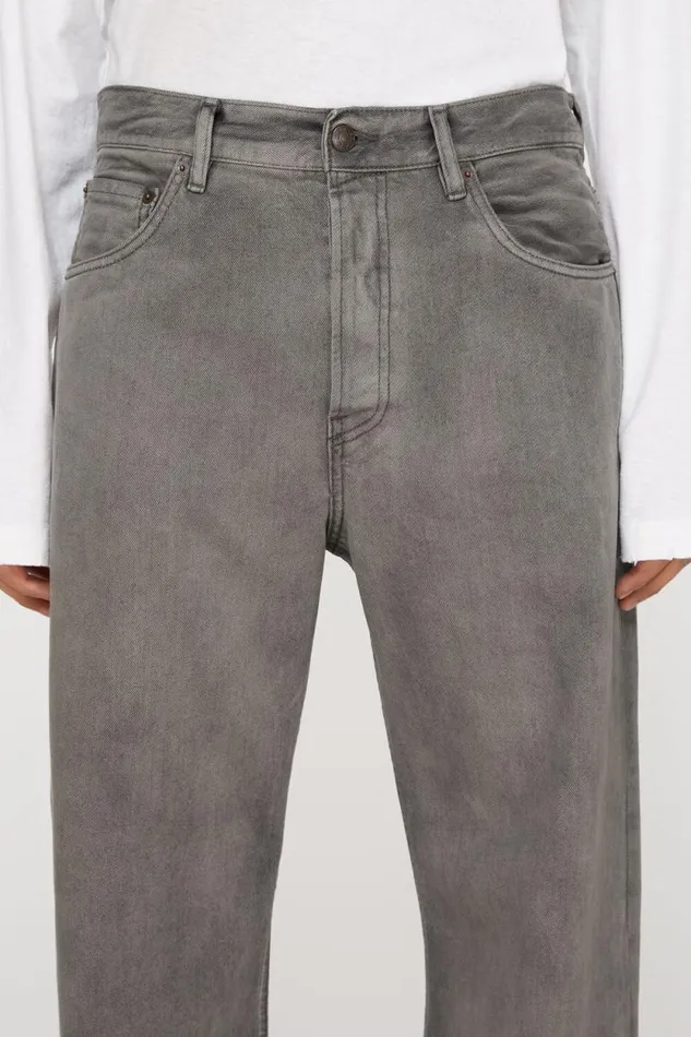 Acne Studios Loose Fit Jeans 8211 2021M Anthracite Grey Men Jeans