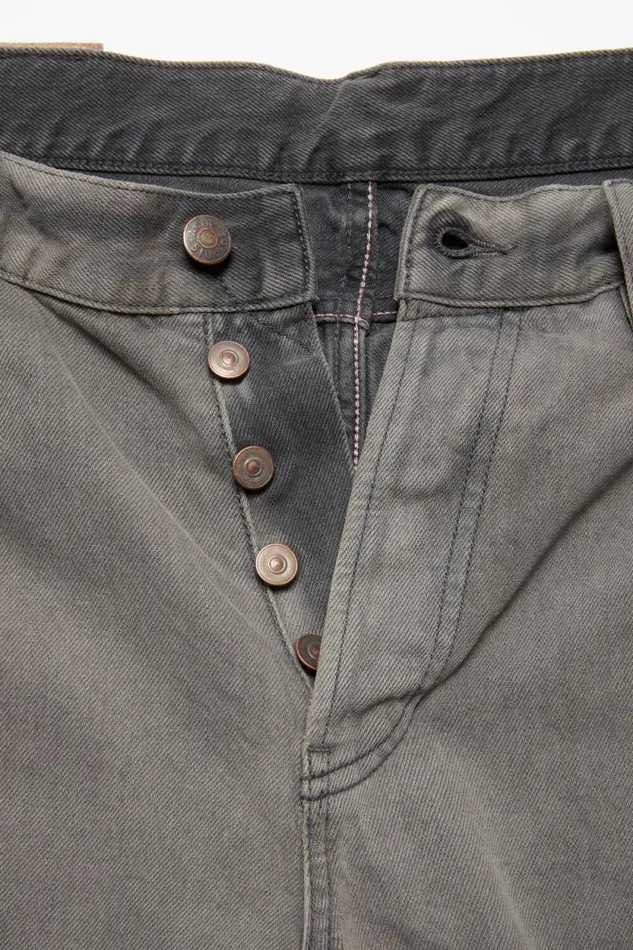 Acne Studios Loose Fit Jeans 8211 2021M Anthracite Grey Men Jeans