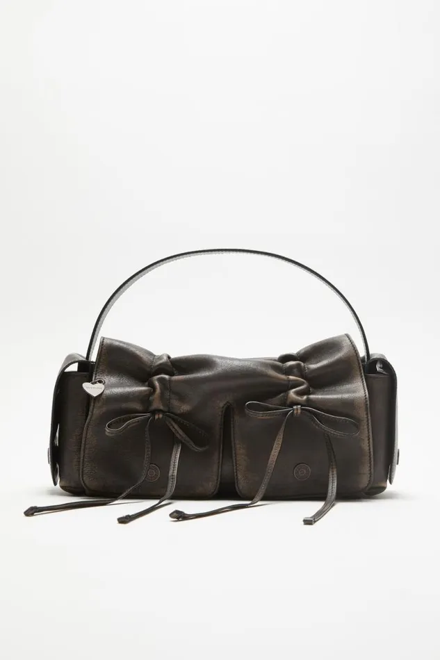 Acne Studios Multipocket Bag Dark Brownbeige Men Bags