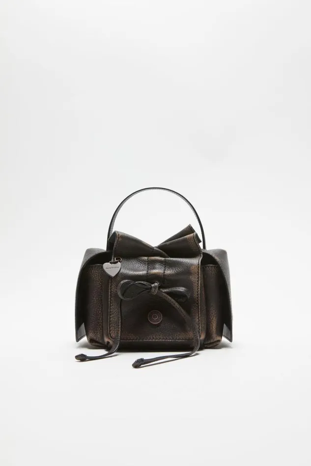 Acne Studios Multipocket Mini Bag Dark Brownbeige Men Bags