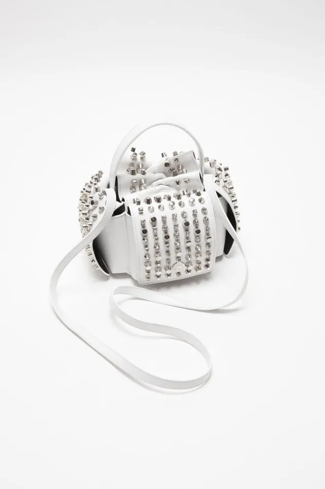 Acne Studios Multipocket Mini Studs Bag White Men Bags Acne Studios Multipocket Mini Studs Bag White Men Bags