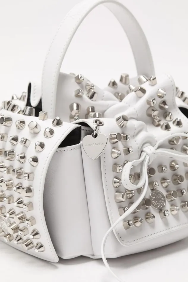 Acne Studios Multipocket Mini Studs Bag White Men Bags Acne Studios Multipocket Mini Studs Bag White Men Bags