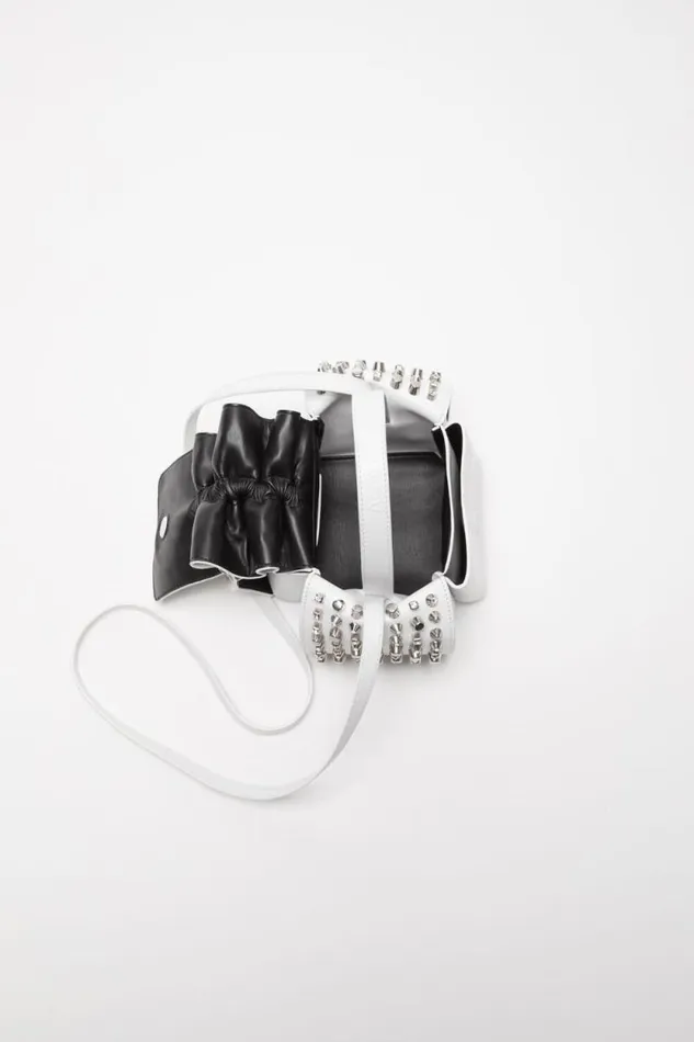 Acne Studios Multipocket Mini Studs Bag White Men Bags Acne Studios Multipocket Mini Studs Bag White Men Bags