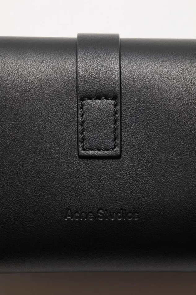 Acne Studios Musubi Folded Wallet Black Women Bags Acne Studios Musubi Folded Wallet Black Women Bags