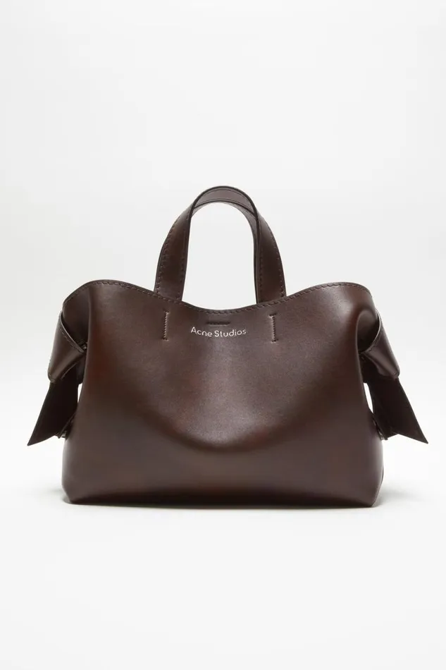 Acne Studios Musubi Midi Tote Dark Brown Men Bags