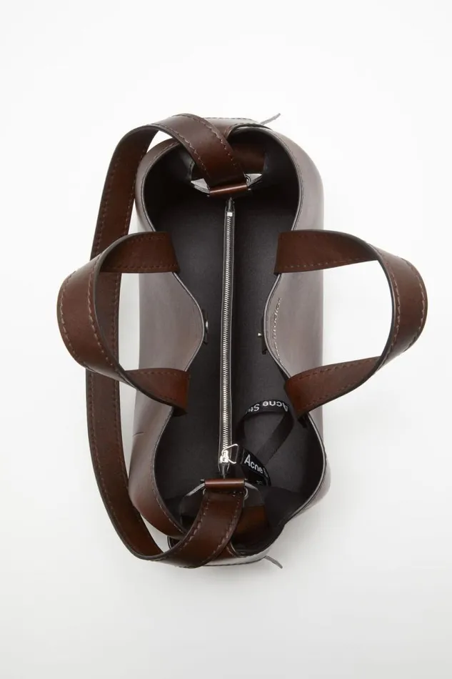Acne Studios Musubi Midi Tote Dark Brown Men Bags Acne Studios Musubi Midi Tote Dark Brown Men Bags