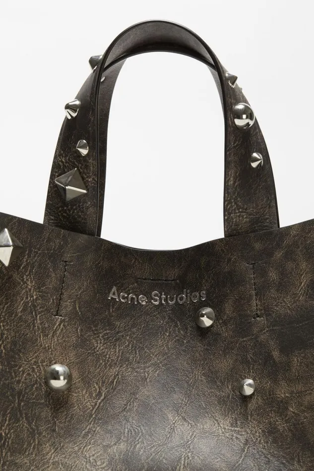 Acne Studios Musubi Midi Tote Dark Brown Men Bags Acne Studios Musubi Midi Tote Dark Brown Men Bags