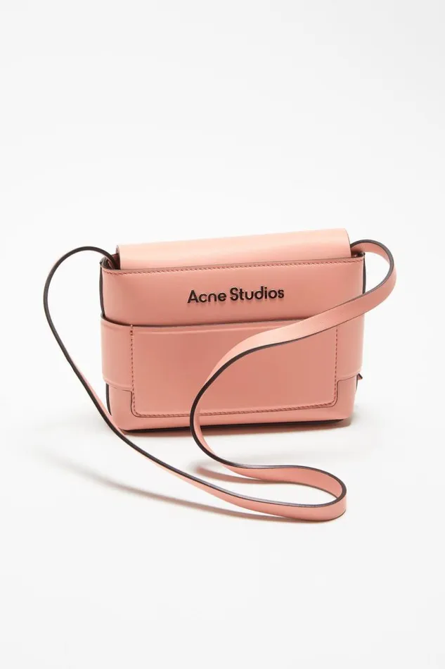 Acne Studios Musubi Mini Crossbody Bag Salmon Pink Men Bags Acne Studios Musubi Mini Crossbody Bag Salmon Pink Men Bags