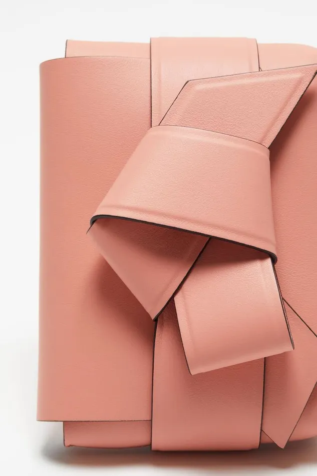Acne Studios Musubi Mini Crossbody Bag Salmon Pink Men Bags Acne Studios Musubi Mini Crossbody Bag Salmon Pink Men Bags