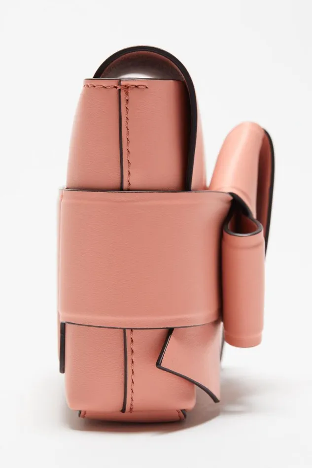 Acne Studios Musubi Mini Crossbody Bag Salmon Pink Men Bags Acne Studios Musubi Mini Crossbody Bag Salmon Pink Men Bags