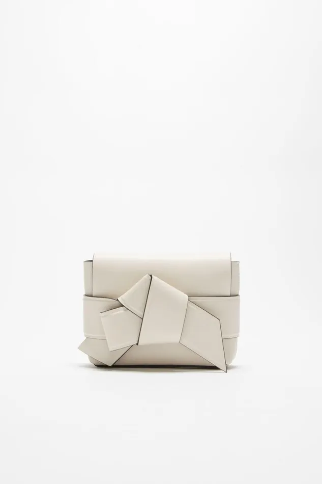 Acne Studios Musubi Mini Crossbody Bag Whiteblack Women Bags