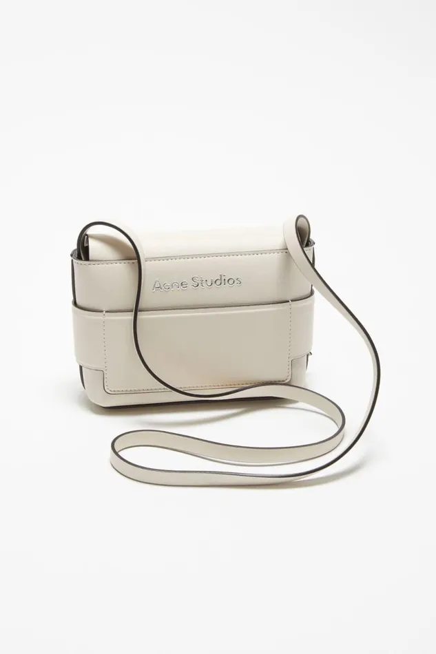 Acne Studios Musubi Mini Crossbody Bag Whiteblack Women Bags Acne Studios Musubi Mini Crossbody Bag Whiteblack Women Bags