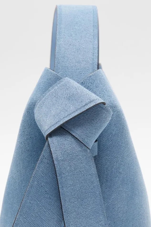 Acne Studios Musubi Mini Shoulder Bag Light Blue Women Bags Acne Studios Musubi Mini Shoulder Bag Light Blue Women Bags