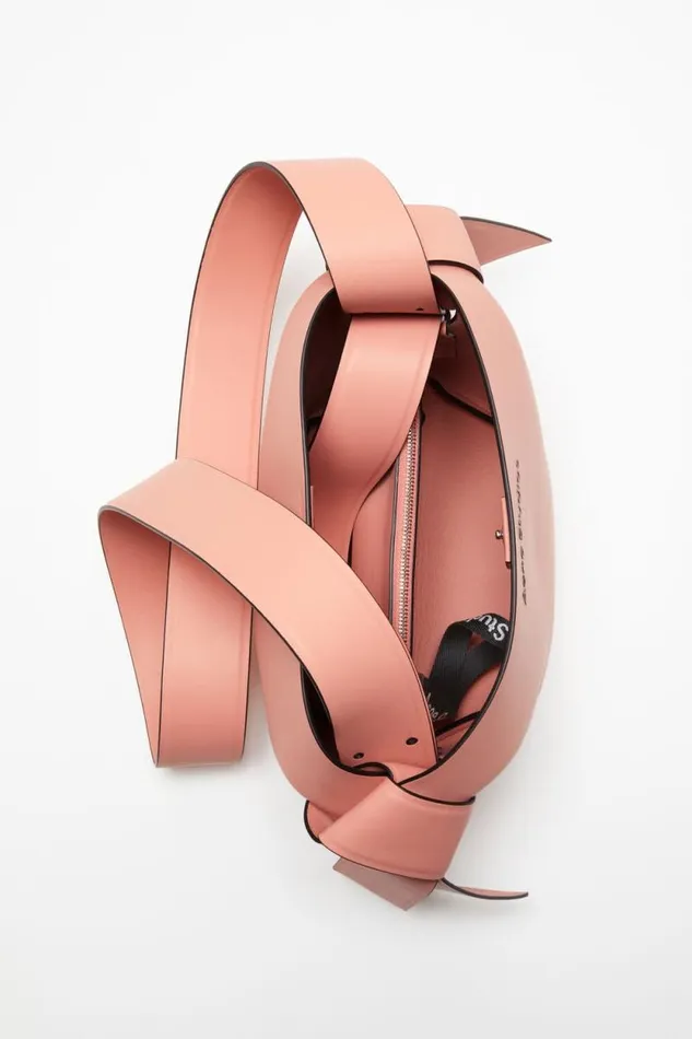 Acne Studios Musubi Mini Shoulder Bag Salmon Pink Women Bags Acne Studios Musubi Mini Shoulder Bag Salmon Pink Women Bags