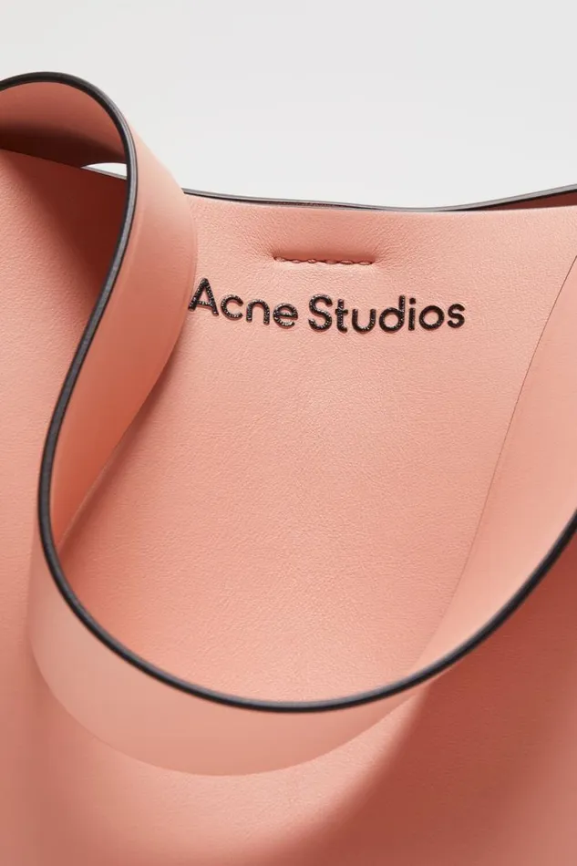 Acne Studios Musubi Mini Shoulder Bag Salmon Pink Women Bags Acne Studios Musubi Mini Shoulder Bag Salmon Pink Women Bags
