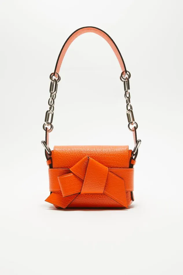 Acne Studios Musubi Shoulder Bag Bright Orange Women Bags