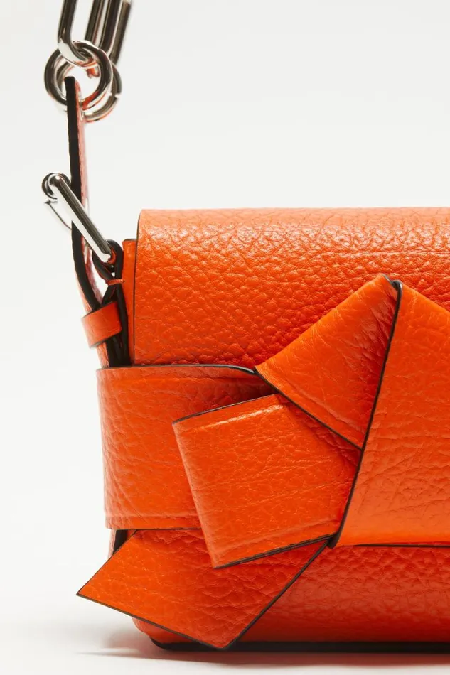 Acne Studios Musubi Shoulder Bag Bright Orange Women Bags Acne Studios Musubi Shoulder Bag Bright Orange Women Bags