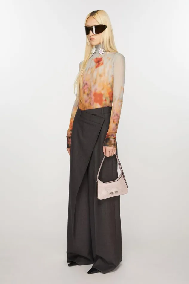 Acne Studios Platt Micro Shoulder Bag Pastel Pink Women Bags Acne Studios Platt Micro Shoulder Bag Pastel Pink Women Bags