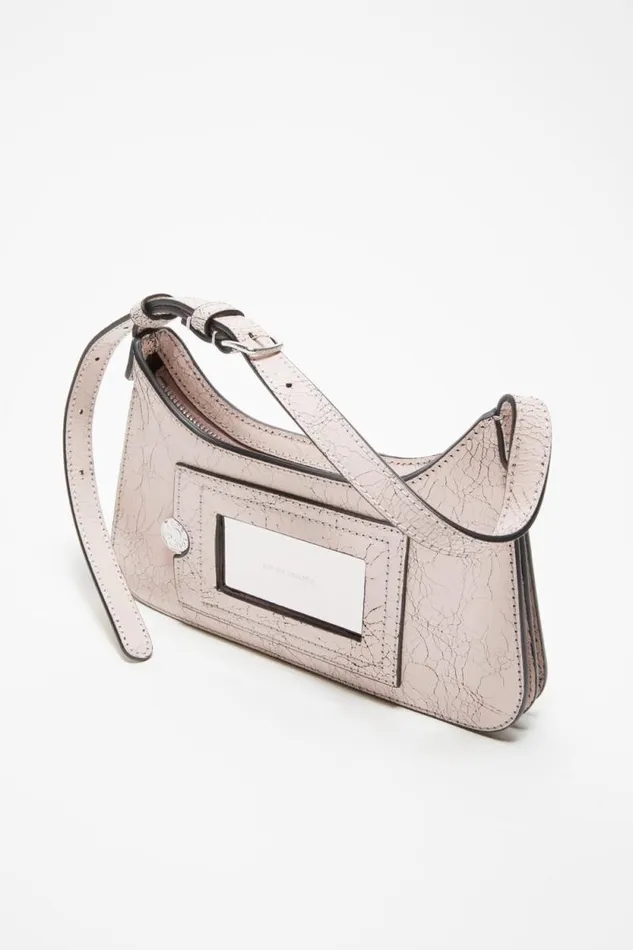 Acne Studios Platt Micro Shoulder Bag Pastel Pink Women Bags Acne Studios Platt Micro Shoulder Bag Pastel Pink Women Bags