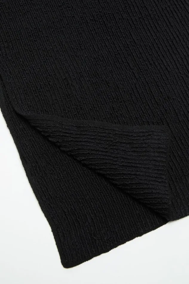 Acne Studios Rib Skirt Black Women Skirts