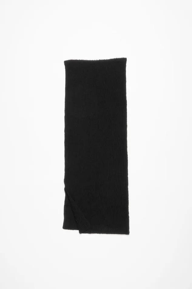 Acne Studios Rib Skirt Black Women Skirts