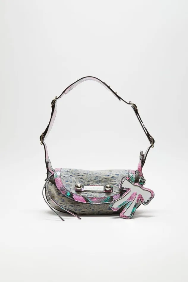 Acne Studios Shoulder Bag Light Bluepink Women Bags