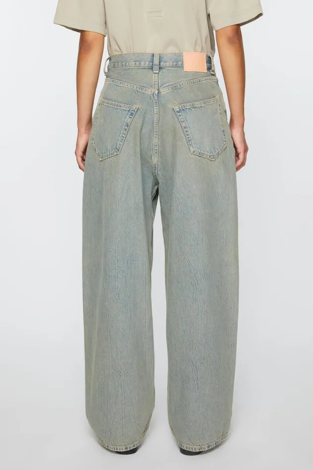 Acne Studios Super Baggy Fit Jeans 8211 2023F Bluebeige Women Jeans Acne Studios Super Baggy Fit Jeans 8211 2023F Bluebeige Women Jeans