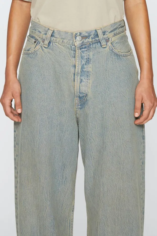 Acne Studios Super Baggy Fit Jeans 8211 2023F Bluebeige Women Jeans Acne Studios Super Baggy Fit Jeans 8211 2023F Bluebeige Women Jeans