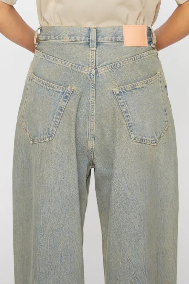 Acne Studios Super Baggy Fit Jeans 8211 2023F Bluebeige Women Jeans Acne Studios Super Baggy Fit Jeans 8211 2023F Bluebeige Women Jeans