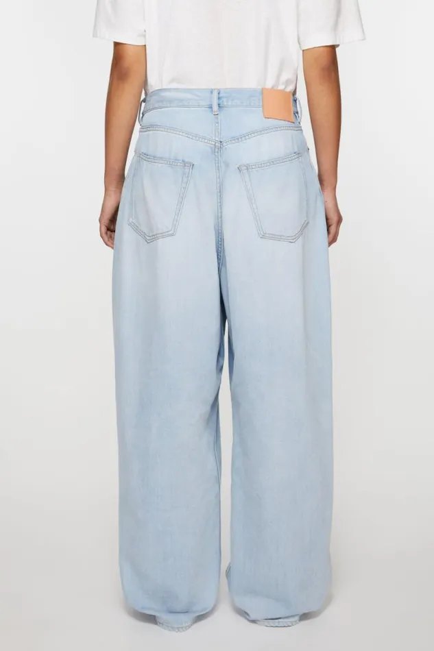 Acne Studios Super Baggy Fit Jeans 8211 2023F Mid Blue Women Jeans Acne Studios Super Baggy Fit Jeans 8211 2023F Mid Blue Women Jeans