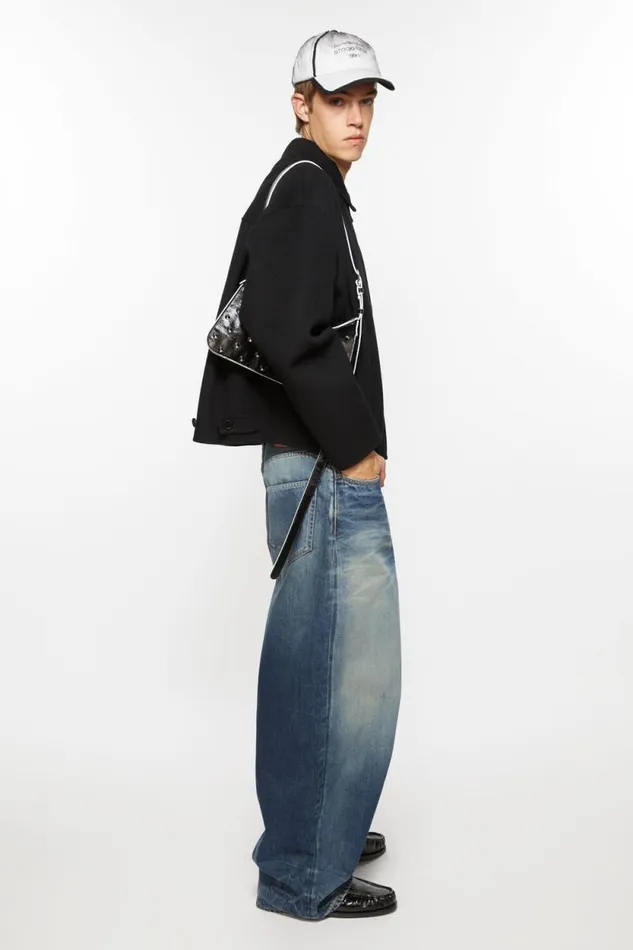 Acne Studios Wool Zipper Jacket Black Men Outerwear Acne Studios Wool Zipper Jacket Black Men Outerwear