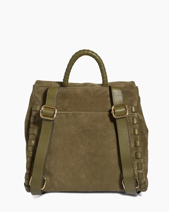 Aimee Kestenberg Backpacks Women Zen Backpack Kelp Suede