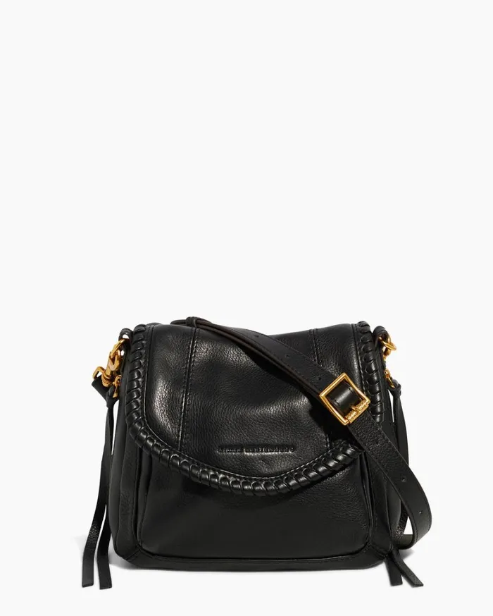 Aimee Kestenberg Crossbody Bags Women All For Love Mini Crossbody Black With 14k Yellow Gold