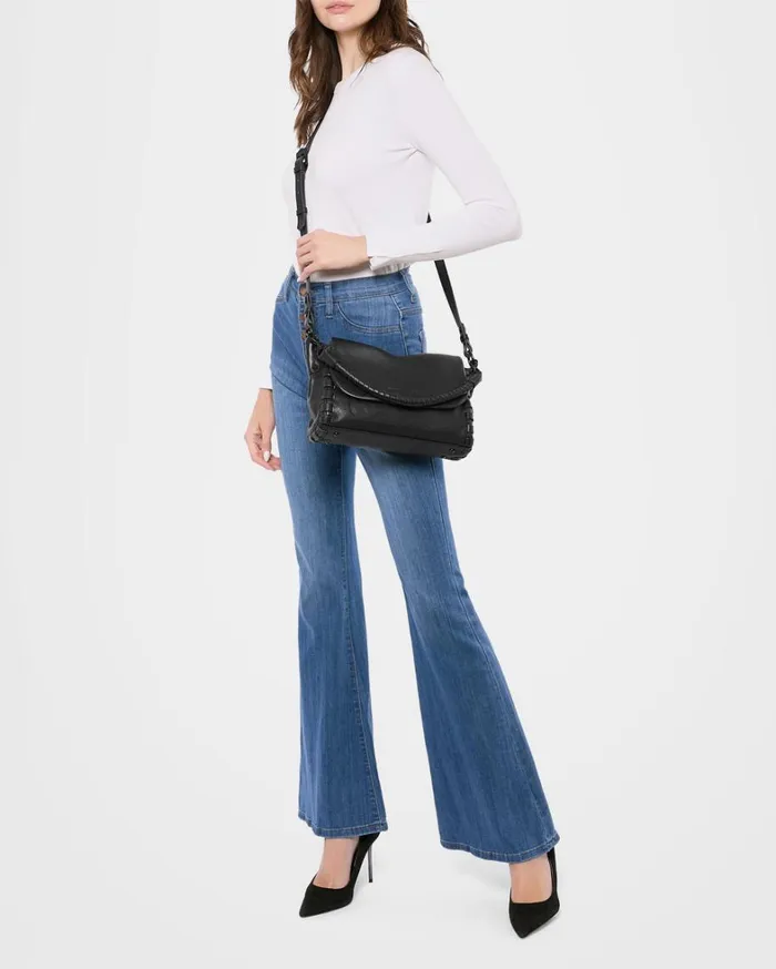 Aimee Kestenberg Crossbody Bags Women Zen Convertible Crossbody Black With Shiny Black