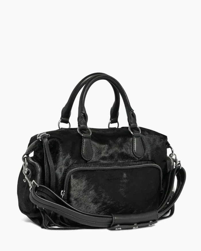 Aimee Kestenberg Satchels Women Away We Go Satchel Black Haircalf