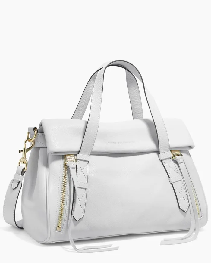 Aimee Kestenberg Satchels Women Bali Double Entry Satchel Cloud With Shiny Gold