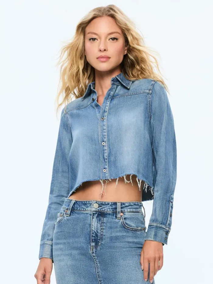 Alice Olivia Brooklyn Blue Women Matching Sets