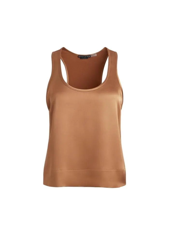 Alice Olivia Camel Women Matching Sets
