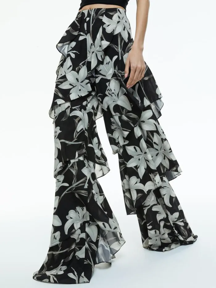 Alice Olivia Stargazer Black Lg Women Matching Sets