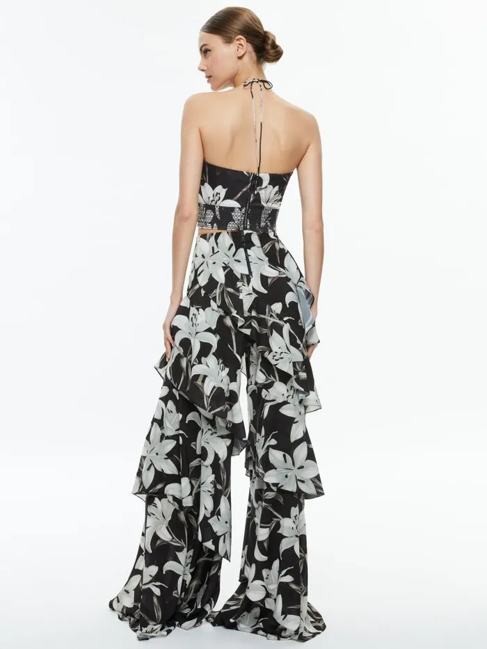 Alice Olivia Stargazer Black Lg Women Matching Sets