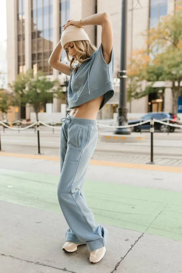 Amy Sweatpants In Blue Blue Women Bohme Sets