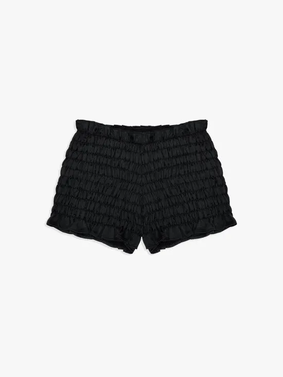 Angel Smocked Short Blk Bottoms Lisa Says Gah Women
