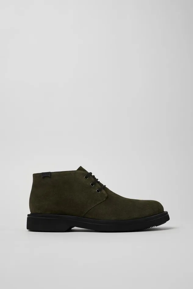 Ankle Boots Men Camper Norman Green Nubuck Ankle Boots Ankle Boots Men Camper Norman Green Nubuck Ankle Boots