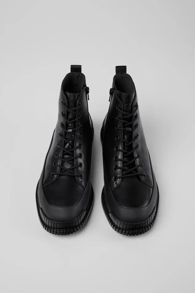 Ankle Boots Men Camper Pix Black Lace Up Boot Ankle Boots Men Camper Pix Black Lace Up Boot