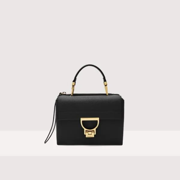 Arlettis Small Noir Women Coccinelle Top Handle Bag