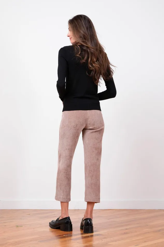 Avenue Montaigne ALEX Corduroy Cappuccino Women Pants