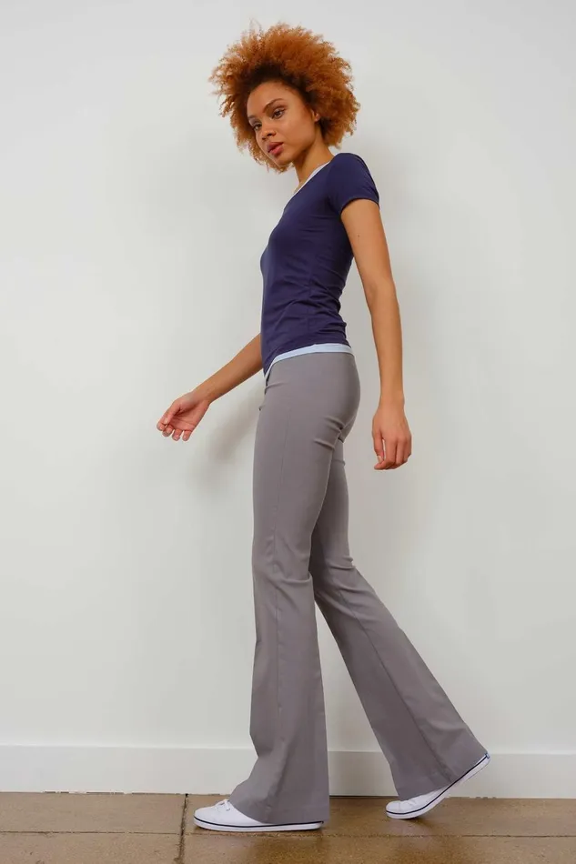 Avenue Montaigne BELLINI Signature Light Grey Women Pants