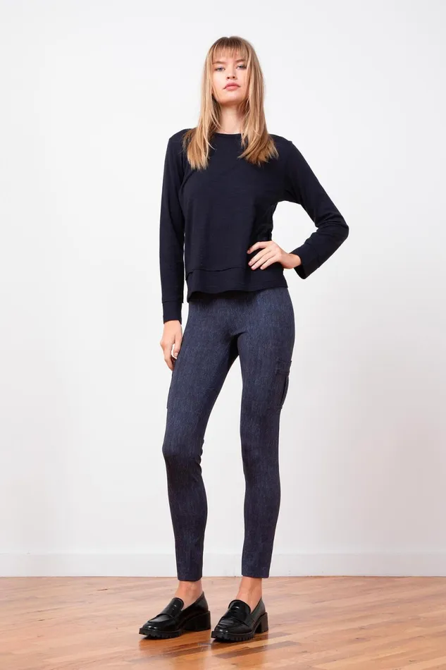 Avenue Montaigne CARGO Freedom Denim Women Pants