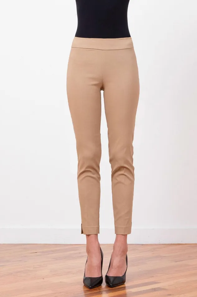 Avenue Montaigne PARS Signature Camel Women Pants